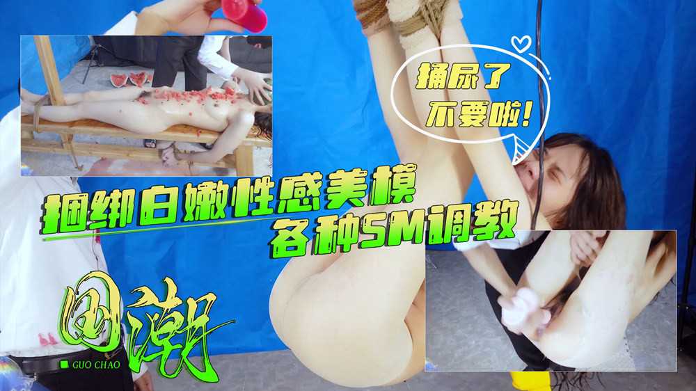 最新捆绑白嫩性感美模各种SM调教美女不停哭喊小逼都被捅尿了