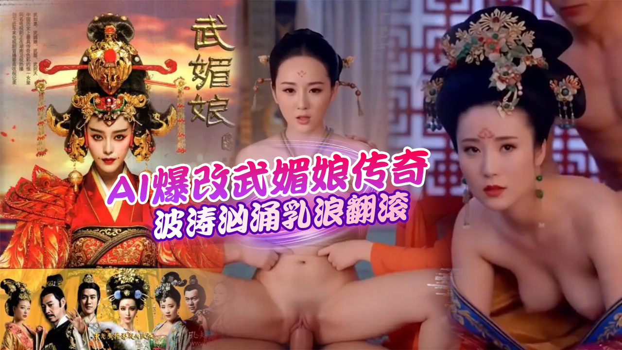 AI爆改武媚娘传奇！大黑屌淫乱后宫轮番爆操_波涛汹涌乳浪翻滚爽到飞起！